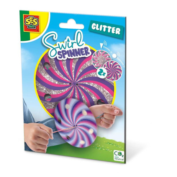 Ses Swirl spinner - Glitter 2 stuks