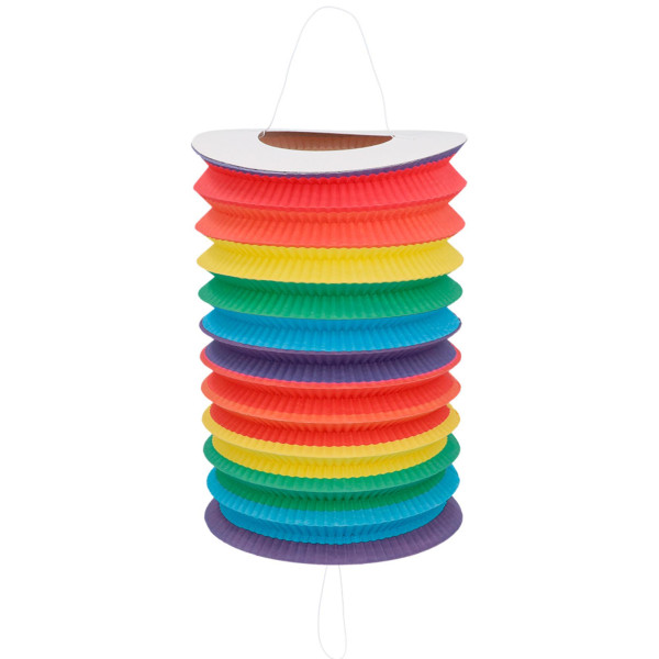 Papieren treklampion Rainbow Ø16cm