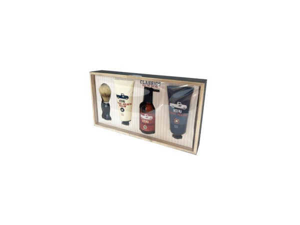 Master Barber geschenkset in houten box