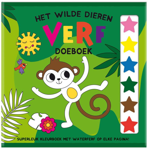 Creatief Doeboek verf - Wilde Dieren