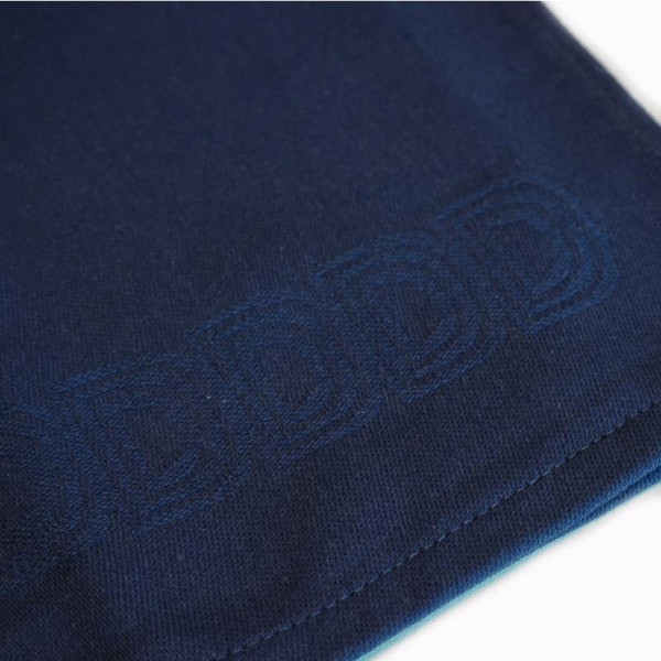 DDDDD Theedoek Logo 60x65cm blauw 6st