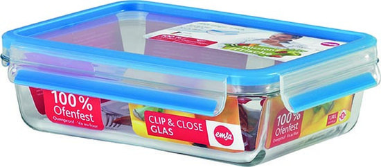 Emsa Clip & Close vershouddoos glas 1,3L