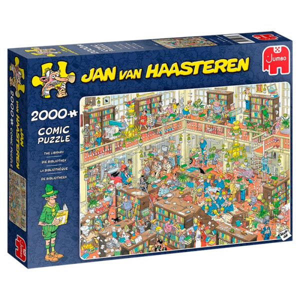 Jumbo JvH puzzel De bibliotheek 2000pcs