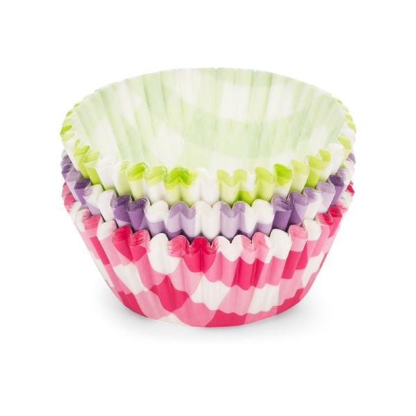 Patisse cupcakevorm papier 90st 5cm ruit