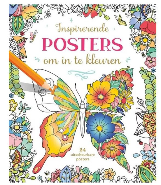 Inspirerende posters om in te kleuren