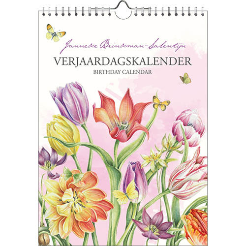 Verjaardagskalender tulpen 18x25cm