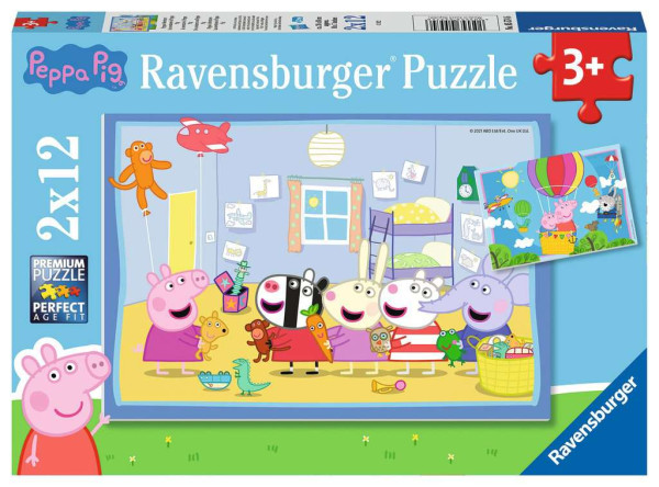 Ravensburger puzzel Peppa Pig 2x12st