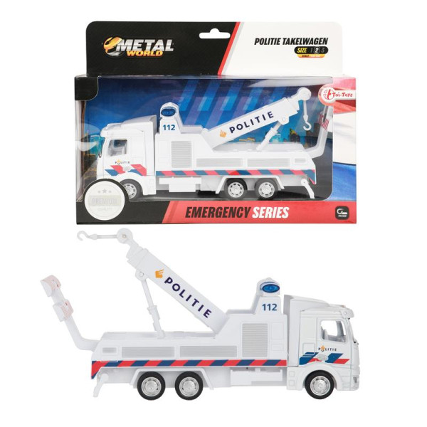 Toi Toys Sleepwagen Politie pull back