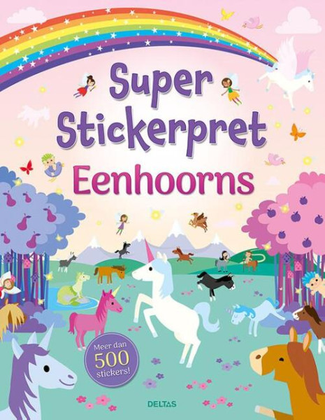 Deltas Super stickerpret - Eenhoorns