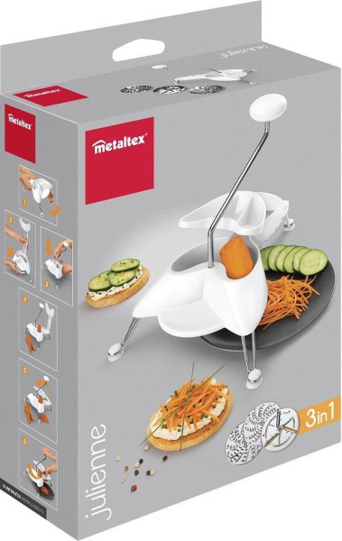 Metaltex Julienne 3-in-1 Groentesnijder