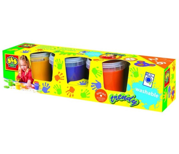 Ses vingerverf trendy 4 kleuren a150ml