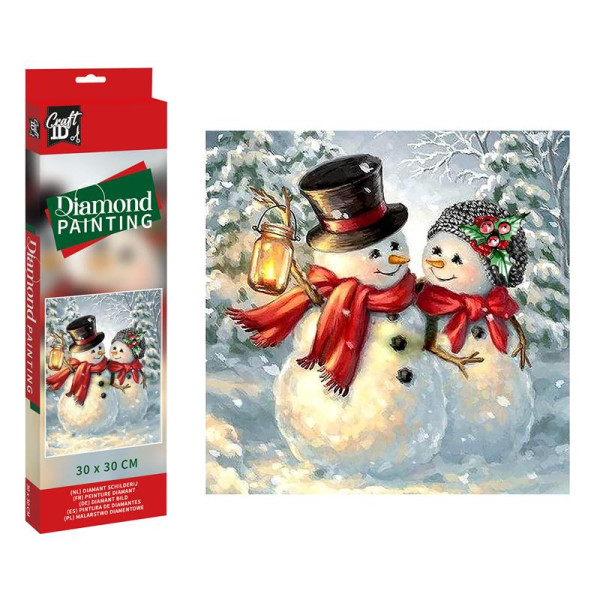 Craft ID Diamond Painting Xmas sneeuwman