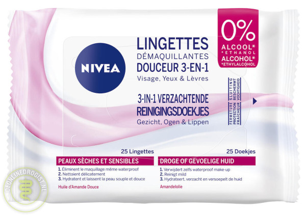 Nivea Gezichtsreinigingsdoekjes 25st