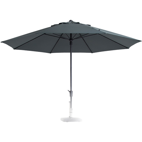 Parasol Timor 400 cm opdraai grijs