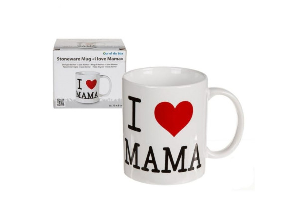 Mok I love mama Ø8x10cm in giftbox