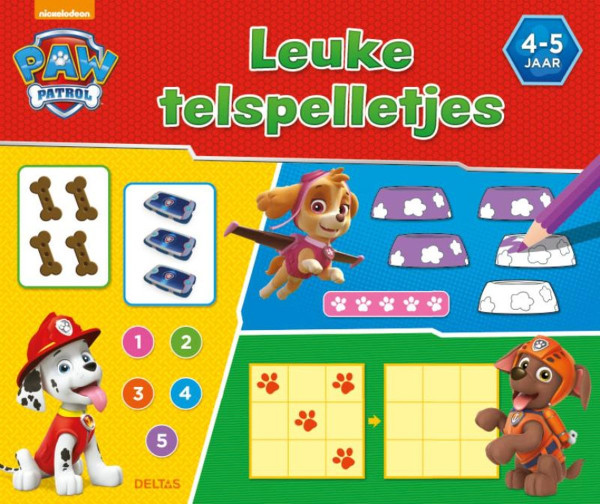 Deltas Paw Patrol leuke telspelletjes