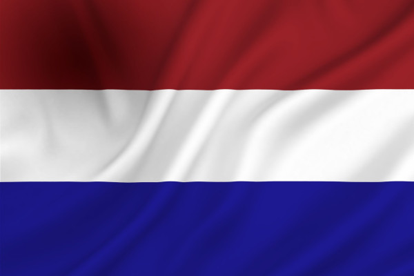 Vlag Nederland 20x30 cm spun-poly