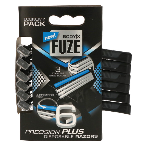 Body-X Fuze Wegwerpscheermesjes 6pcs