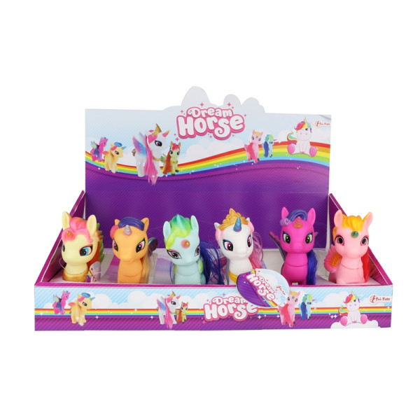 Toi Toys Unicorn lang haar 13cm