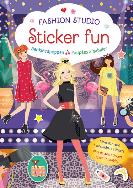 Fashion Studio Stickerfun Aankleedpoppen