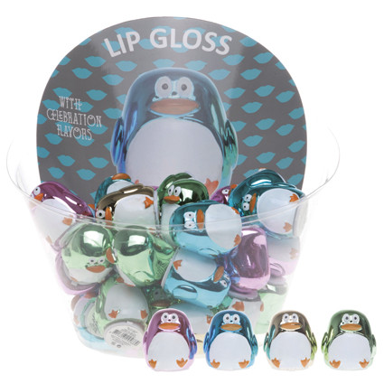 Lipgloss pinguin metallic 4x3,5cm