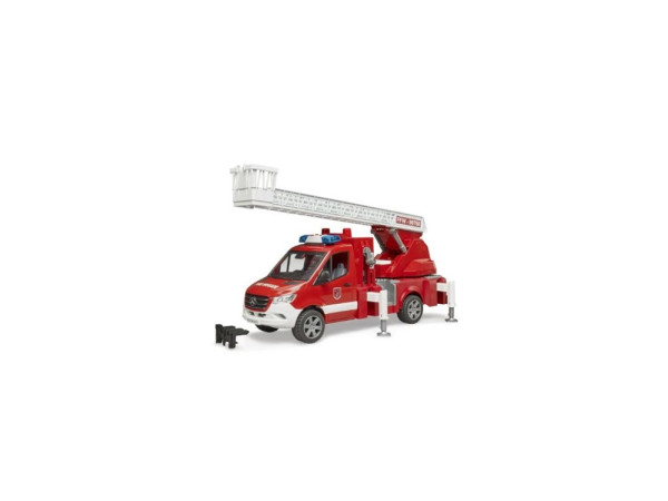 Bruder MB Brandweer ladderwagen met pomp